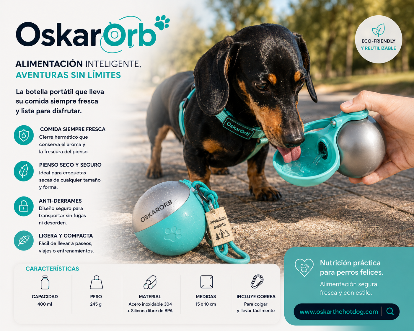 OskarOrb modo hidratación